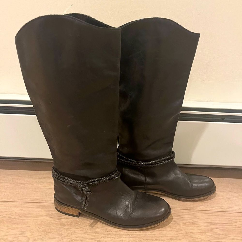 Osvaldo 1956 rare leather boots women’s size 6.5 (36.5 UK) - Picture 1 of 8